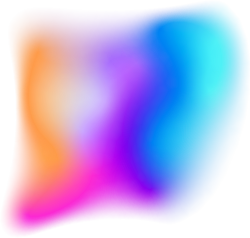 Gradient Blur Orange Purple Blue Green